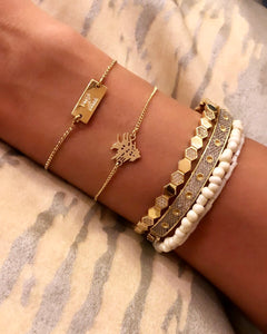 Cedar Bracelet · Full Gold